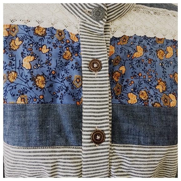 {Free People} Patchwork Tunic - Picture 2 of 2